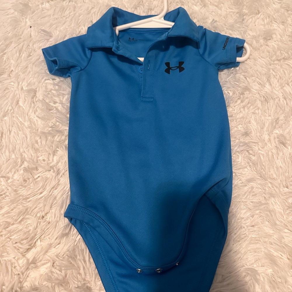 Baby boy Under Armour onesie
